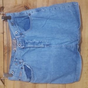 Jeans by express skirt